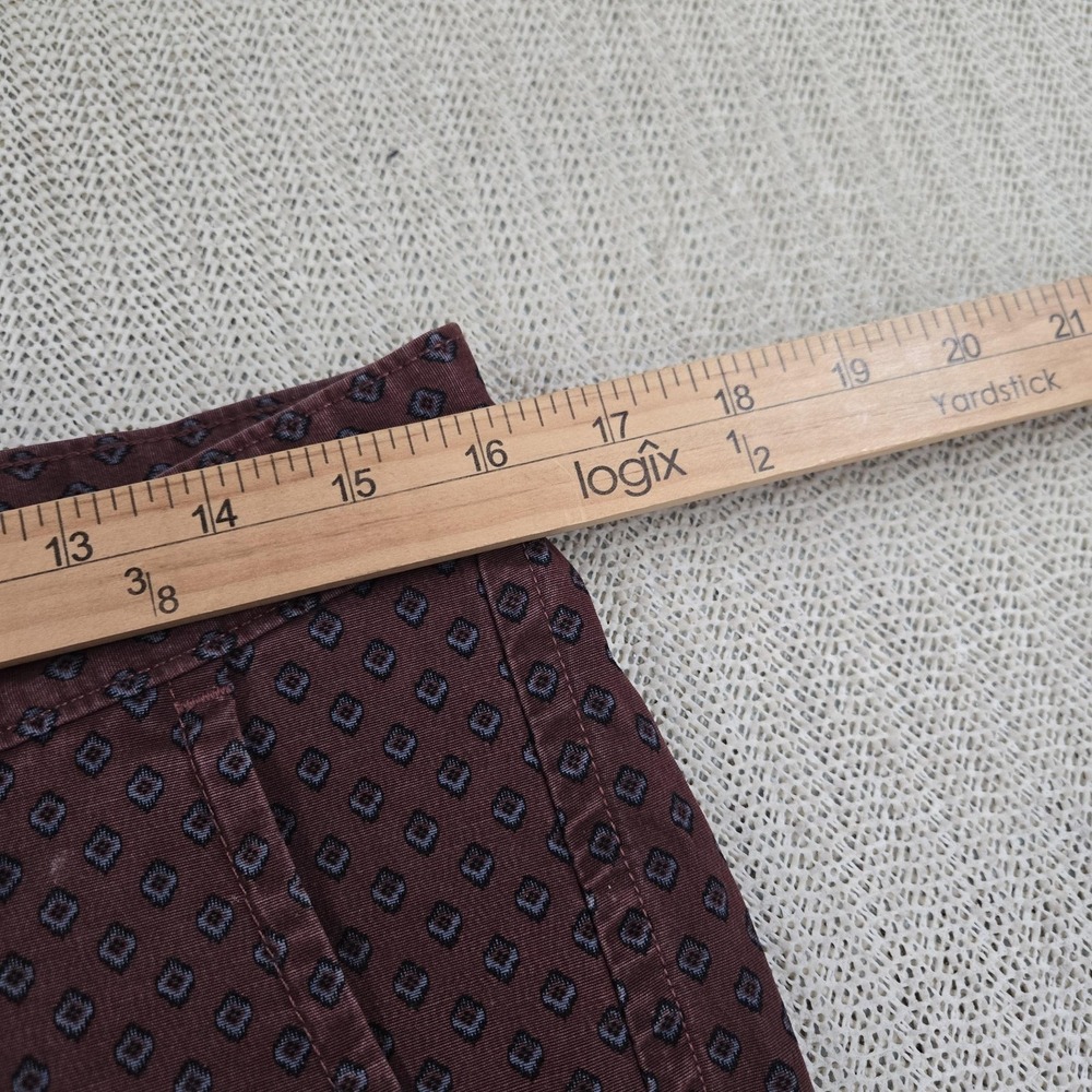 Dockers Pants Mens 31x30 Red Alpha Khaki Slim Tapered Geometric Print Chino - Picture 7 of 15
